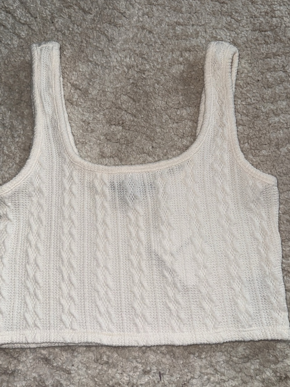 Knit Crop Tank Top